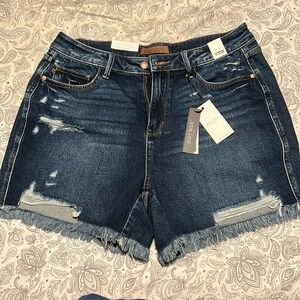 Judy Blue denim shorts size 1XL